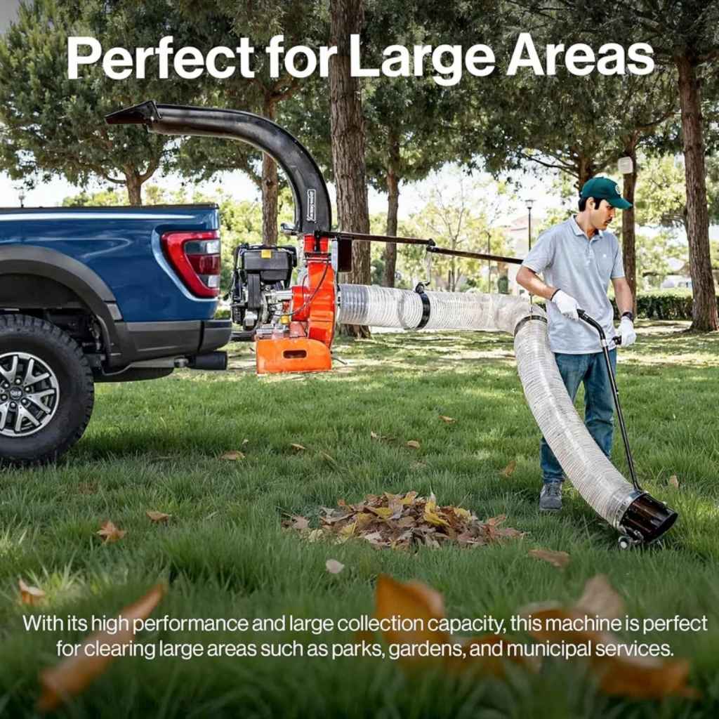 SuperHandy Debris Loader Leaf Vacuum – 15 hp Hitch Or Tailgate Mount