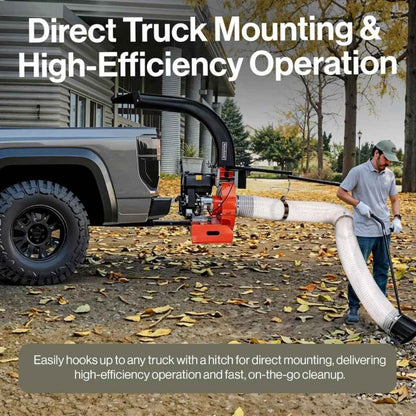 SuperHandy Debris Loader Leaf Vacuum – 15 hp Hitch Or Tailgate Mount