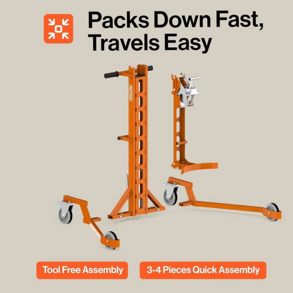 SuperHandy 55 Gal Drum Lifter - 550 LB Capacity