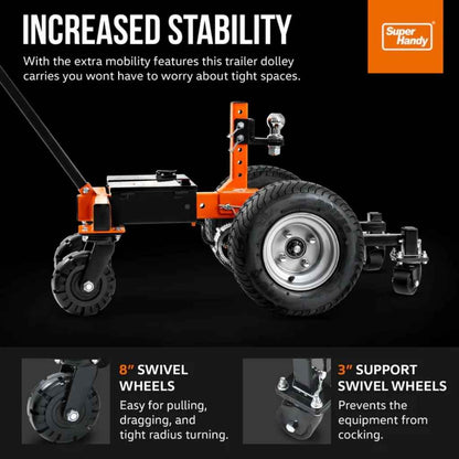 SuperHandy Electric Trailer Dolly 7500lbs