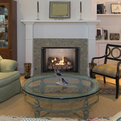 Superior Gas Fireplace VRT25WS 24-Inch Tall Opening Vent-Free Firebox White Stacked Panel VRT25WS