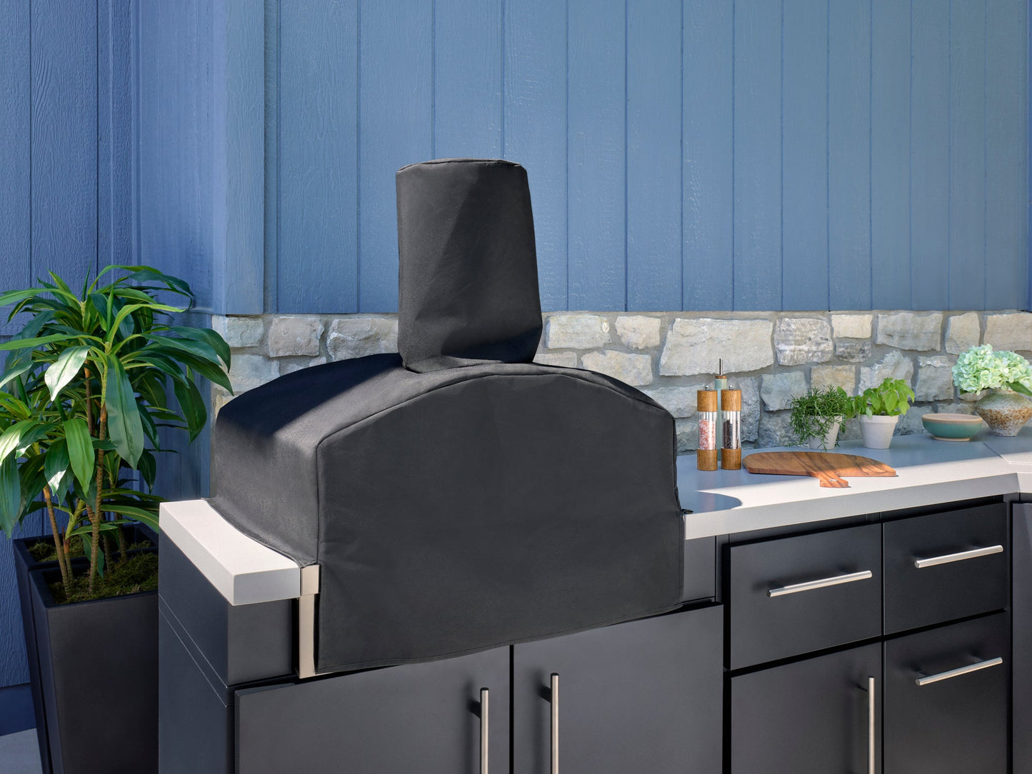 Emory | 12-Foot Outdoor Kitchen Island with Built-In Grill & Pizza Oven