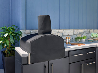 Emory | Corner Outdoor Kitchen Island with Built-In Grill & Pizza Oven