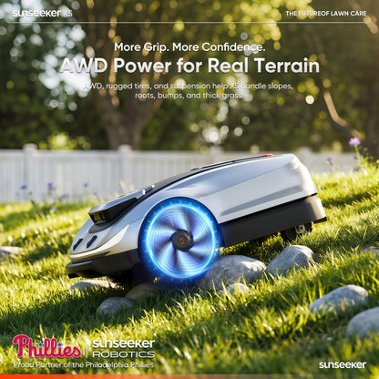 X5 Wireless AI Robot Lawn Mower | 0.5 Acre AWD