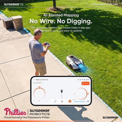 X5 Wireless AI Robot Lawn Mower | 0.5 Acre AWD