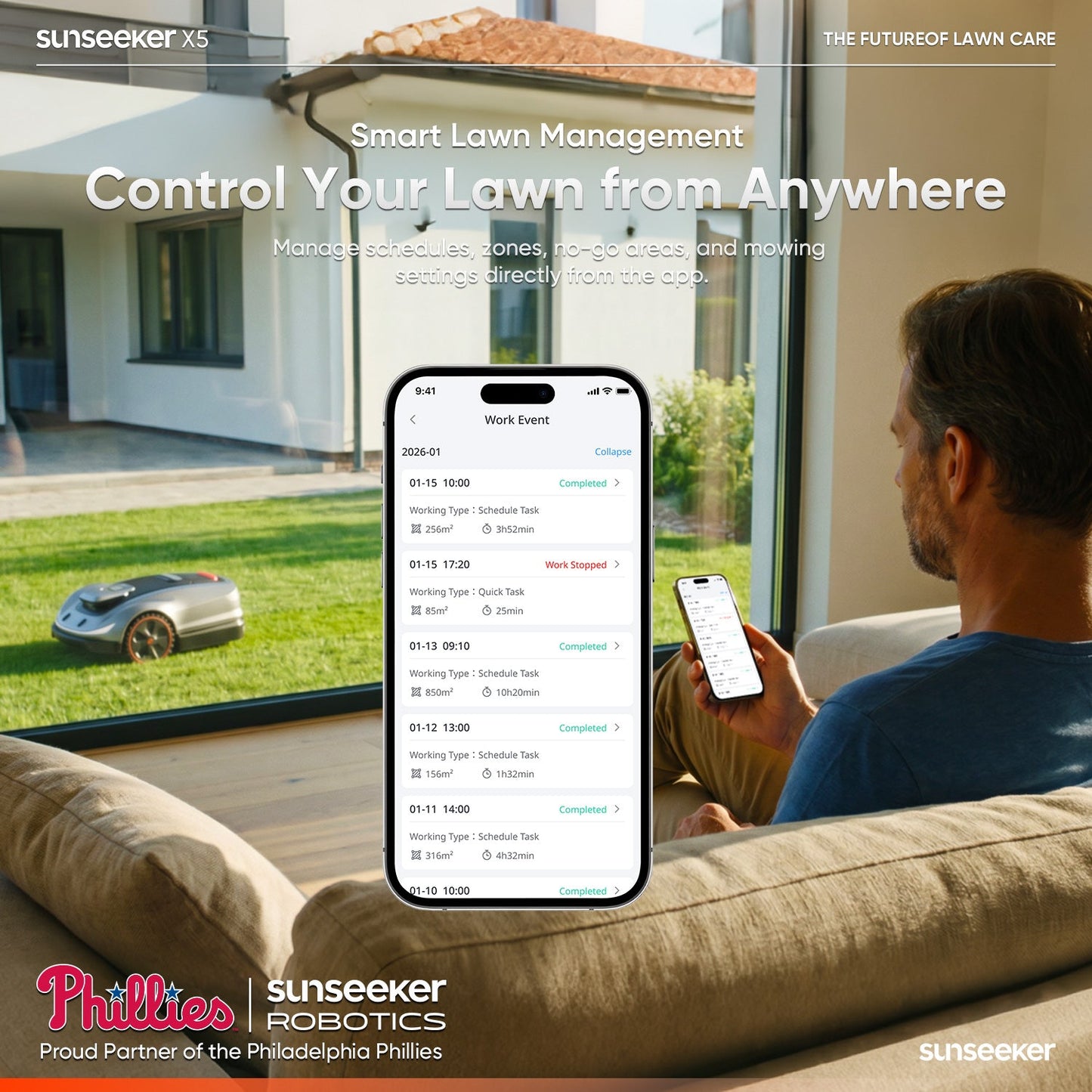 X5 Wireless AI Robot Lawn Mower | 0.5 Acre AWD