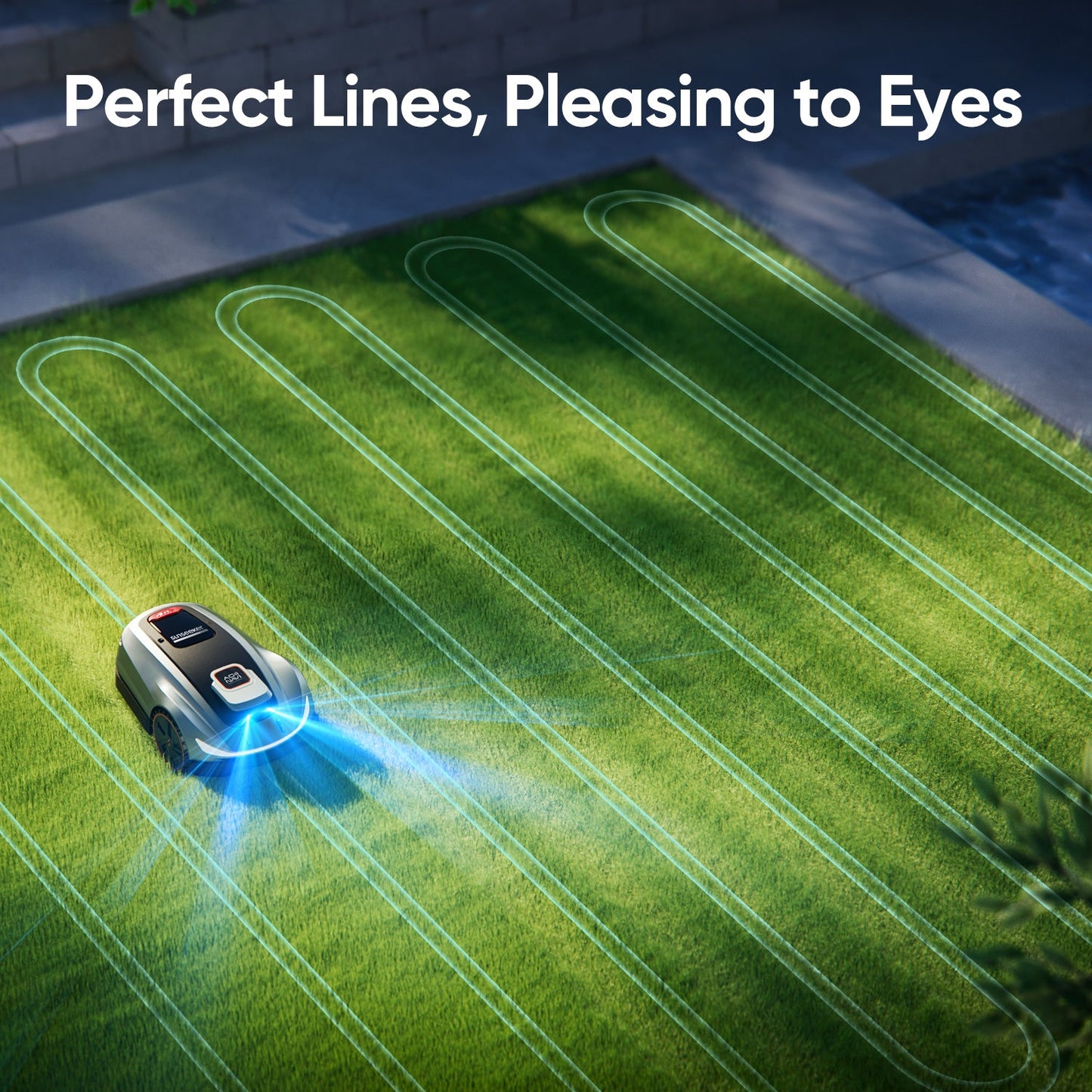 Sunseeker X5 Robot Mower + Blades Kit, Wire-Free Perimeter