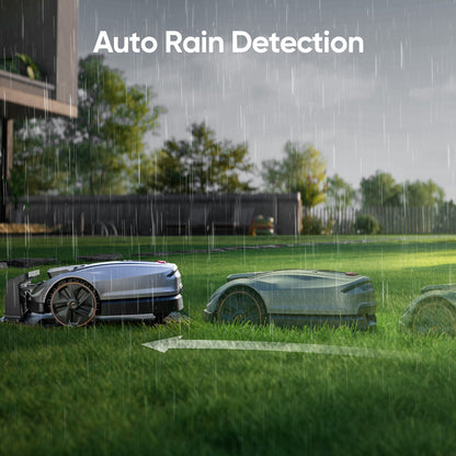Sunseeker X5 Wireless AI Robot Lawn Mower with Protective Garage Shelter