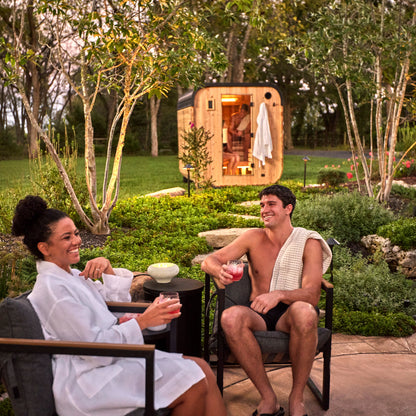 Lennon Outdoor Cube Sauna – 4-6 Person