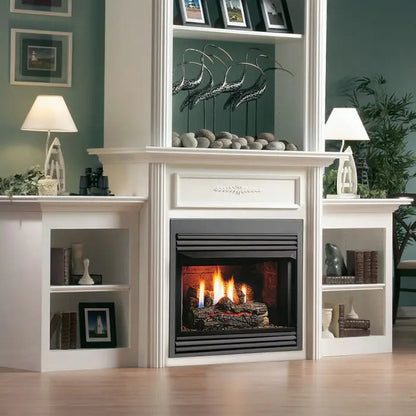 Kingsman Gas Fireplace ZVF33P 33" Zero Clearance Vent Free KingsmanZVF33P